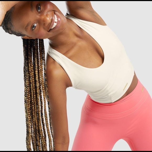 Whitney Simmons x GS Crop Tank in Unbleached - Picture 3 of 3